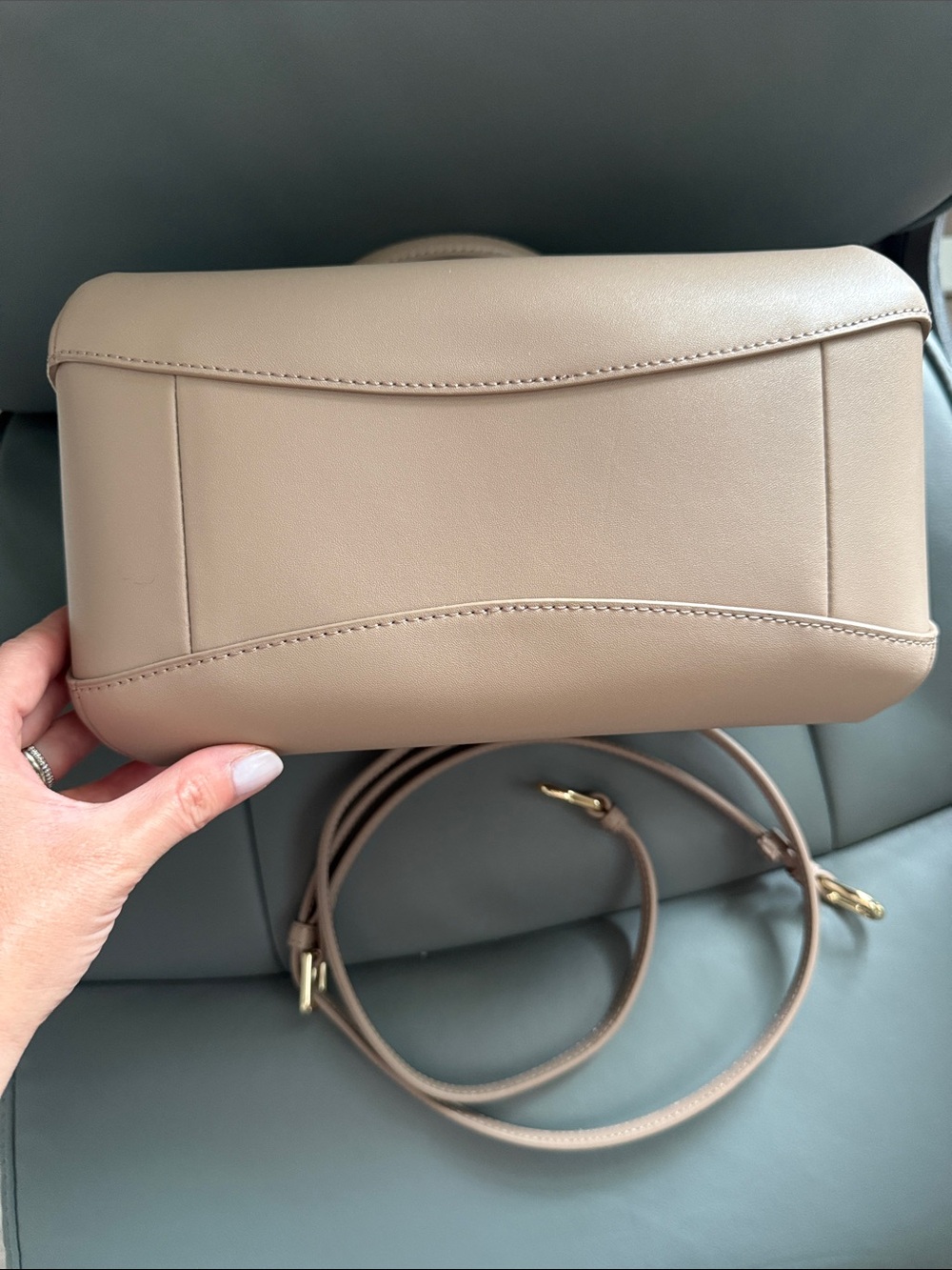 Furla Galassia Medium Leather Boston Bag - Picture 5 of 6